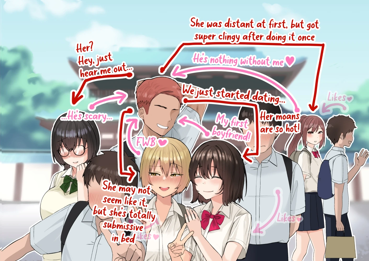 An Ordinary Commemorative Photo of a School Trip porn comic picture 3