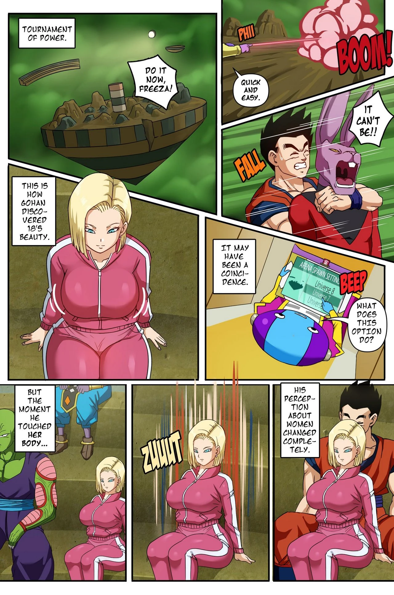 Android 18 And Gohan 2 porn comic picture 2