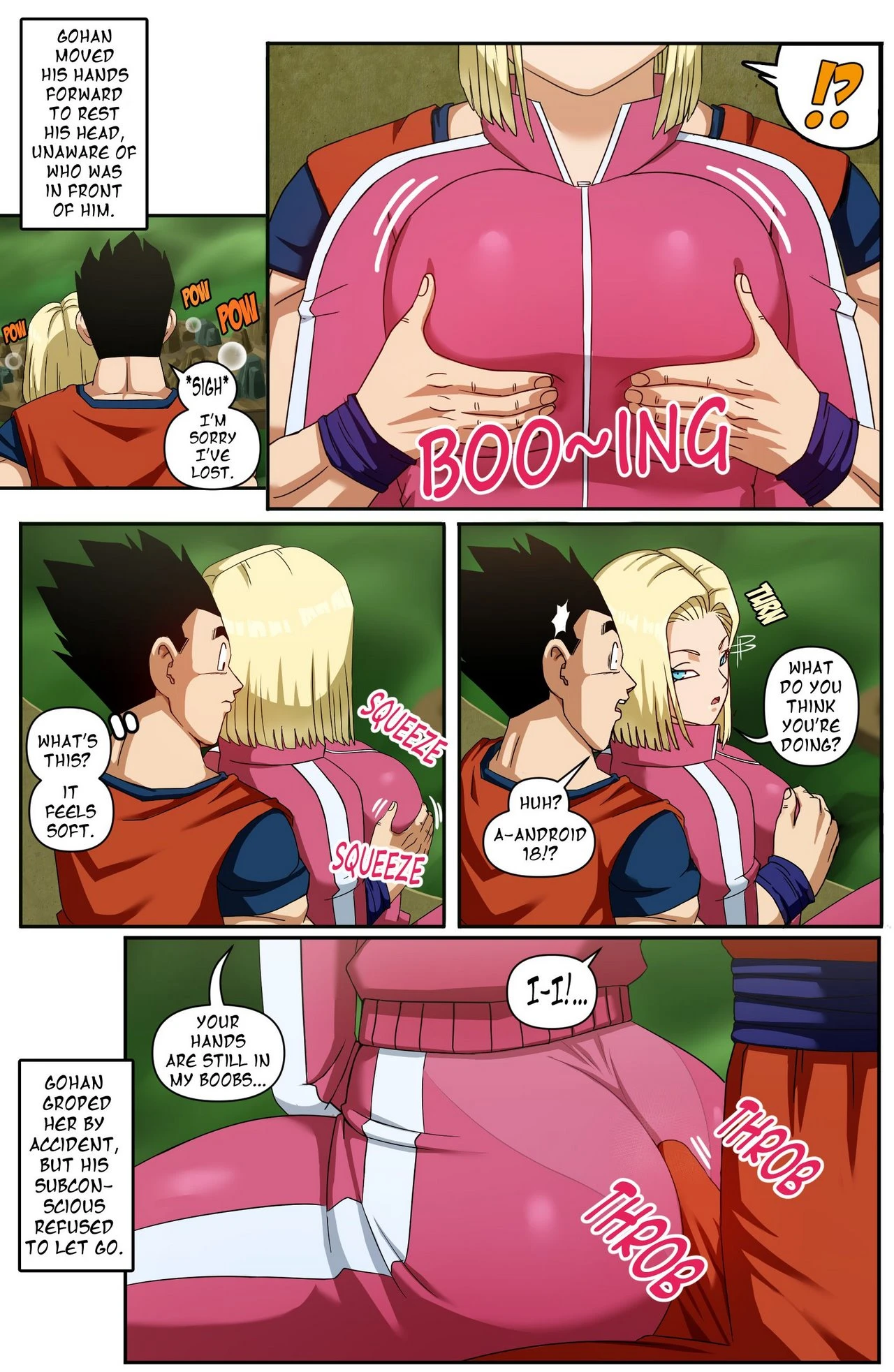 Android 18 And Gohan 2 porn comic picture 3