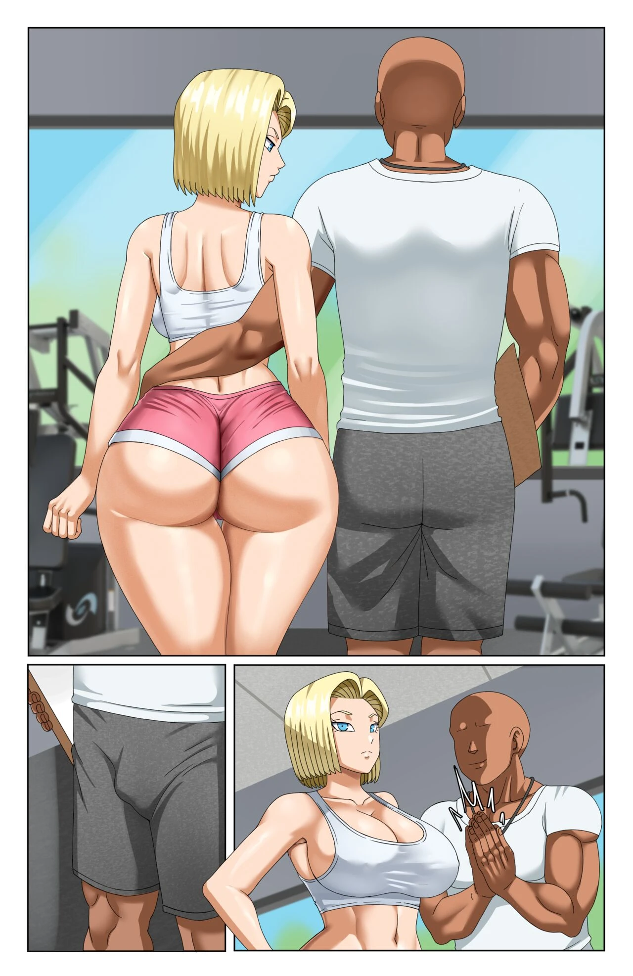 Android 18 NTR 3 porn comic picture 4