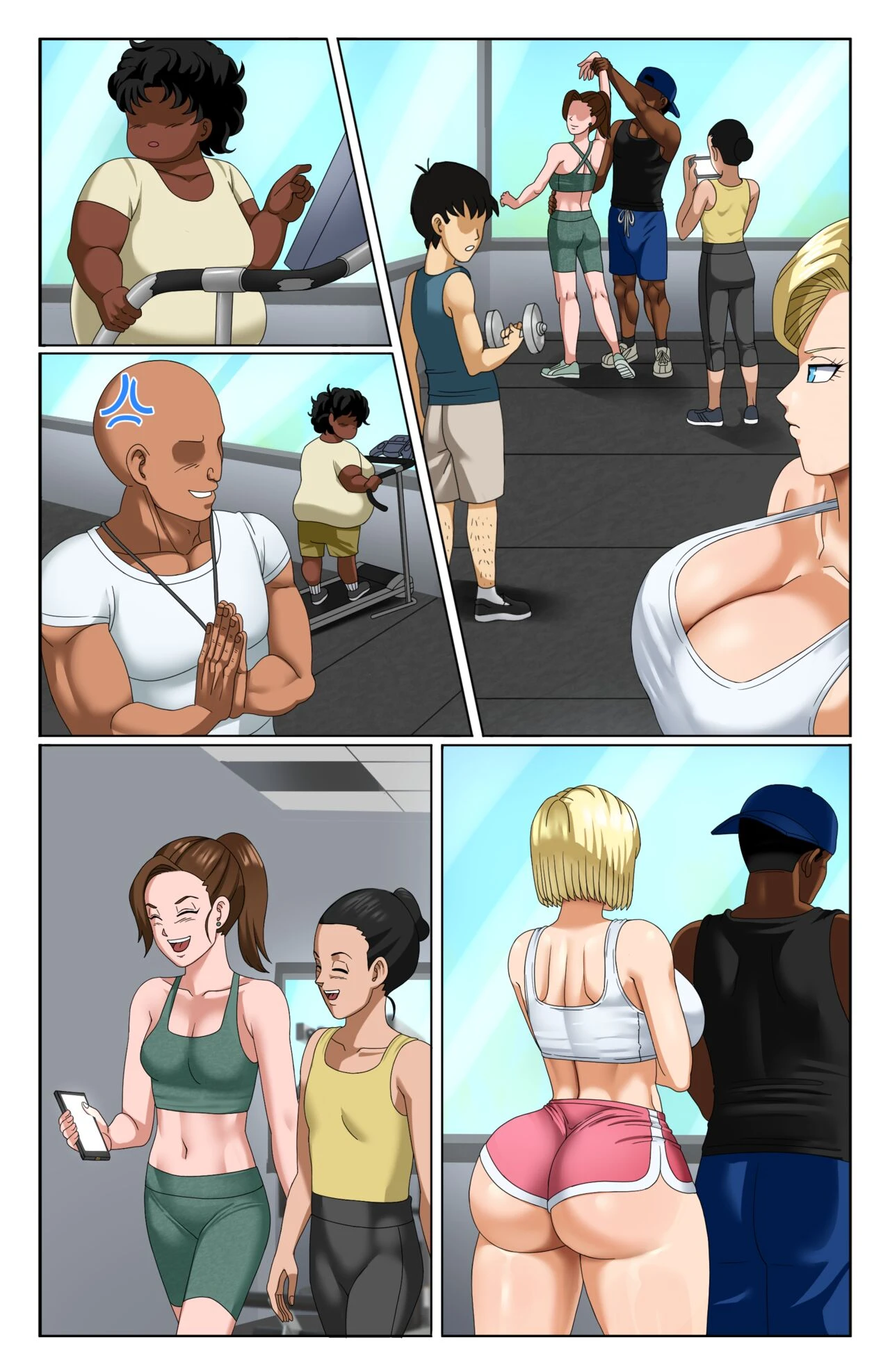 Android 18 NTR 3 porn comic picture 5