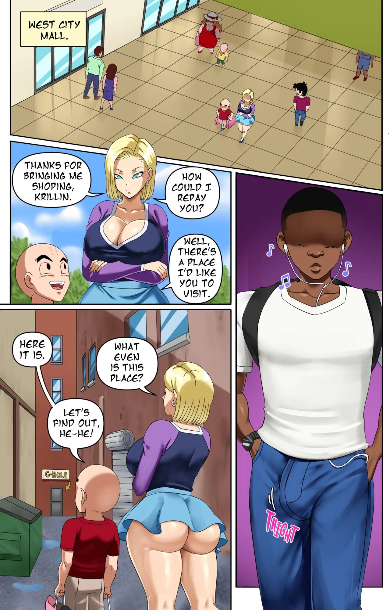 Android 18 NTR 4 porn comic picture 2