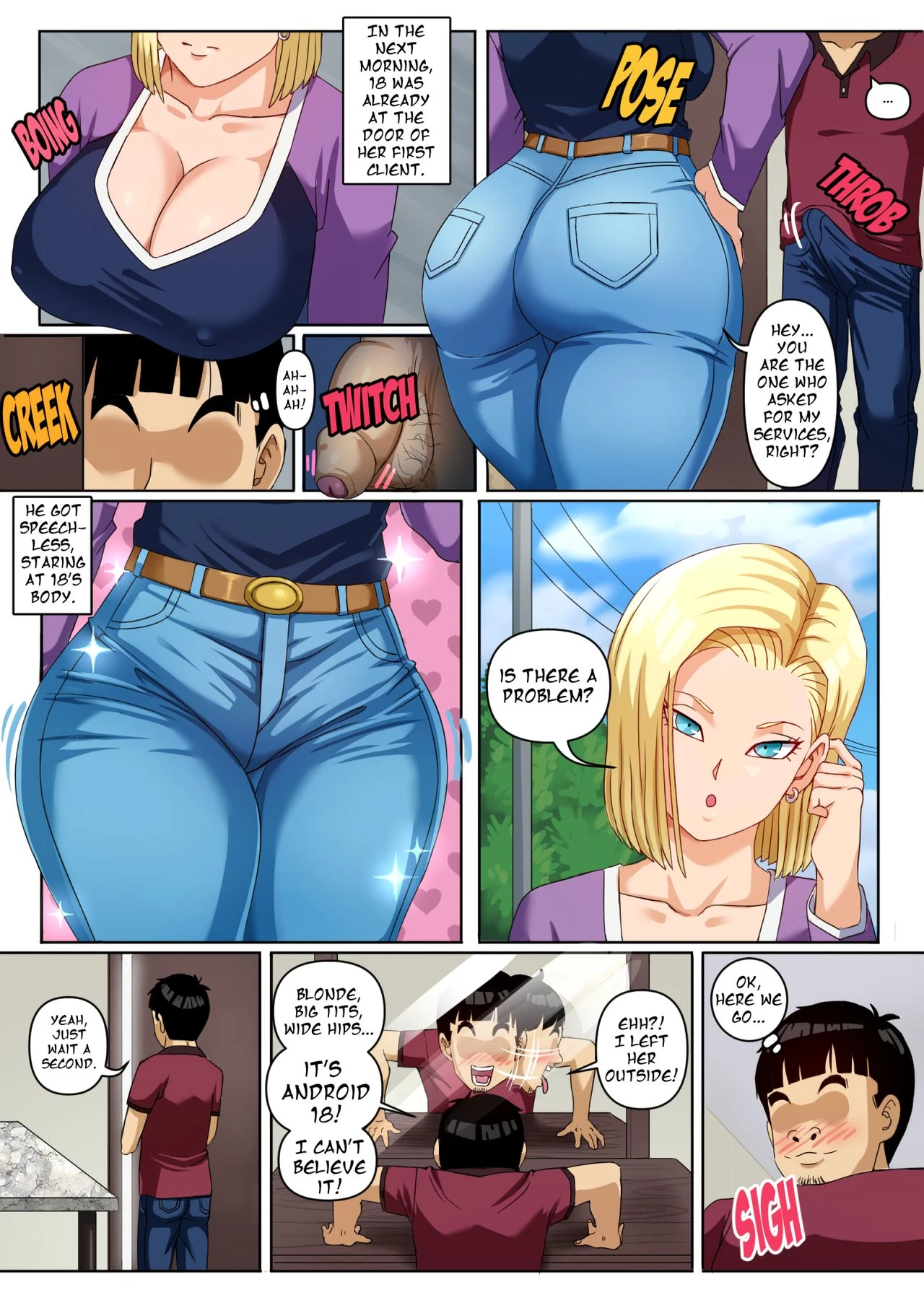 Android 18 NTR Zero porn comic picture 4