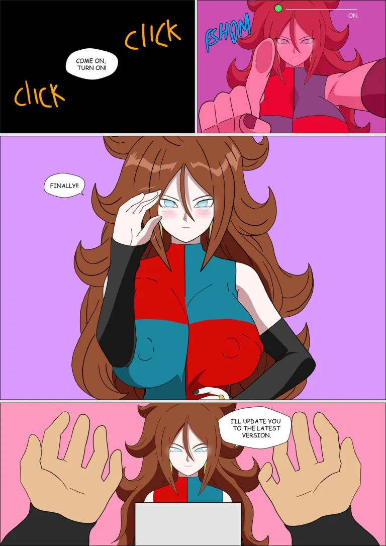 Android 21 Toy porn comic picture 1