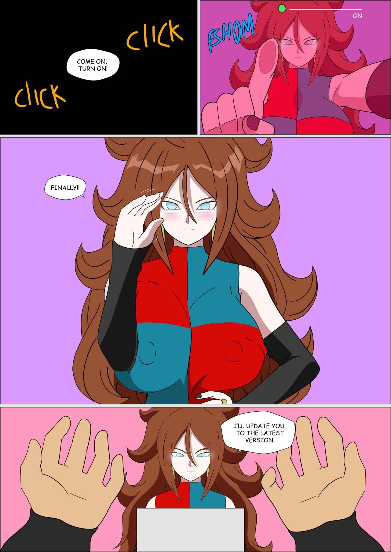 Android 21 Toy porn comic picture 1