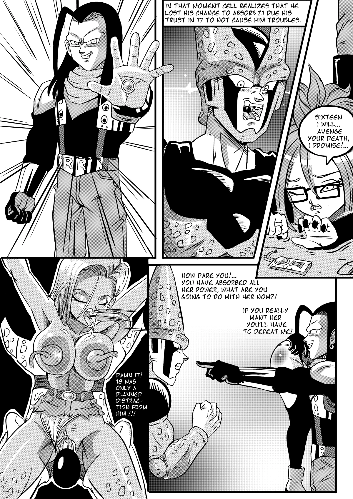 Android Fighterz porn comic picture 13