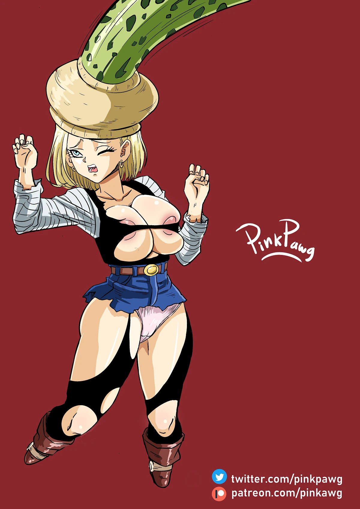 Android Fighterz porn comic picture 14