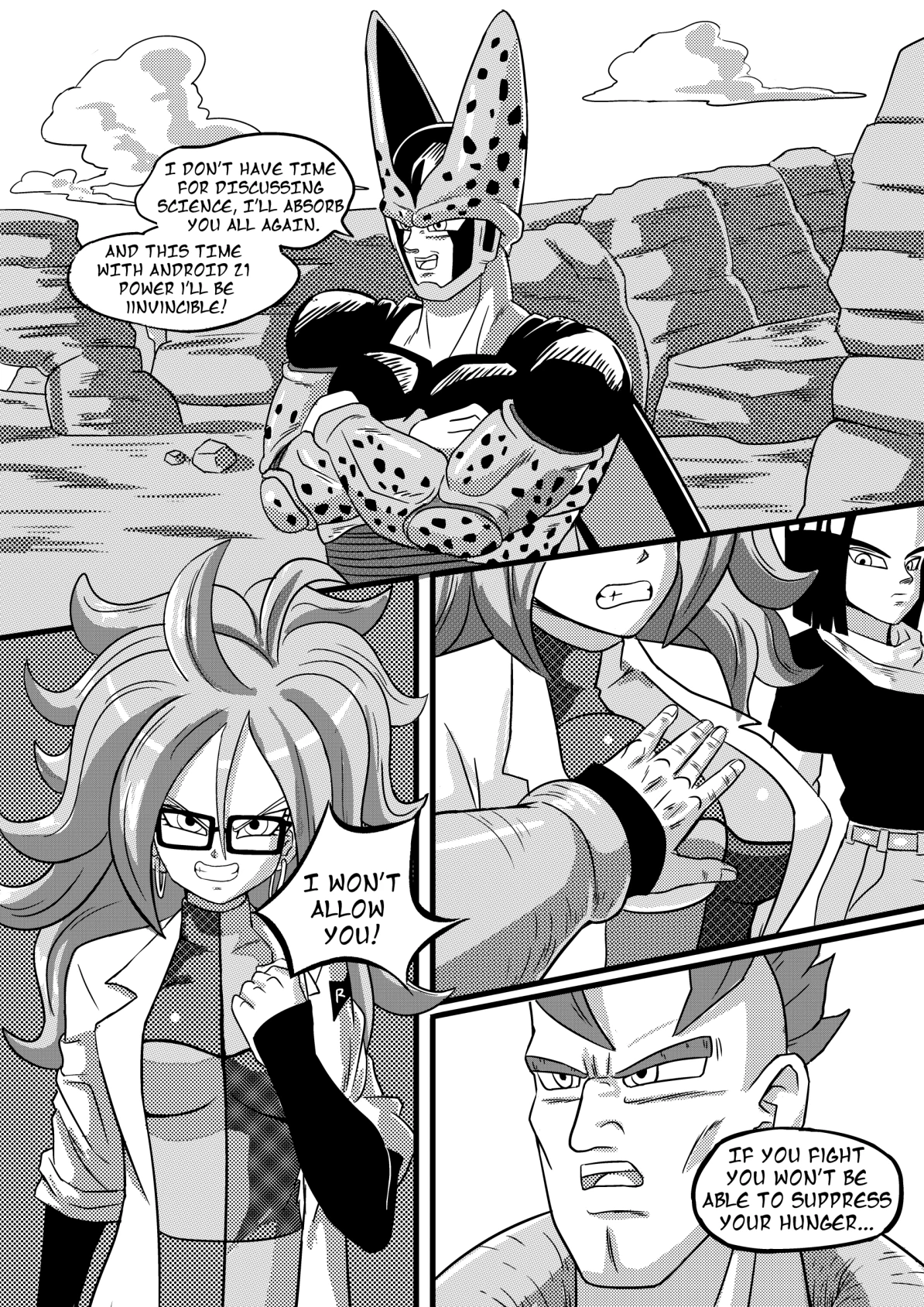 Android Fighterz porn comic picture 2