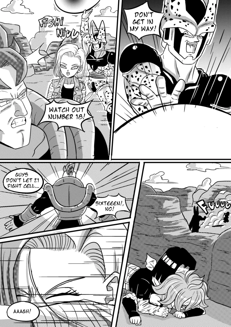 Android Fighterz porn comic picture 3