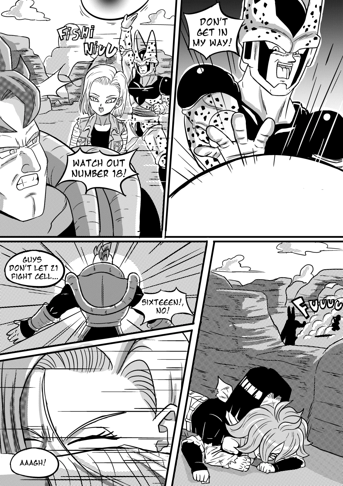 Android Fighterz porn comic picture 3