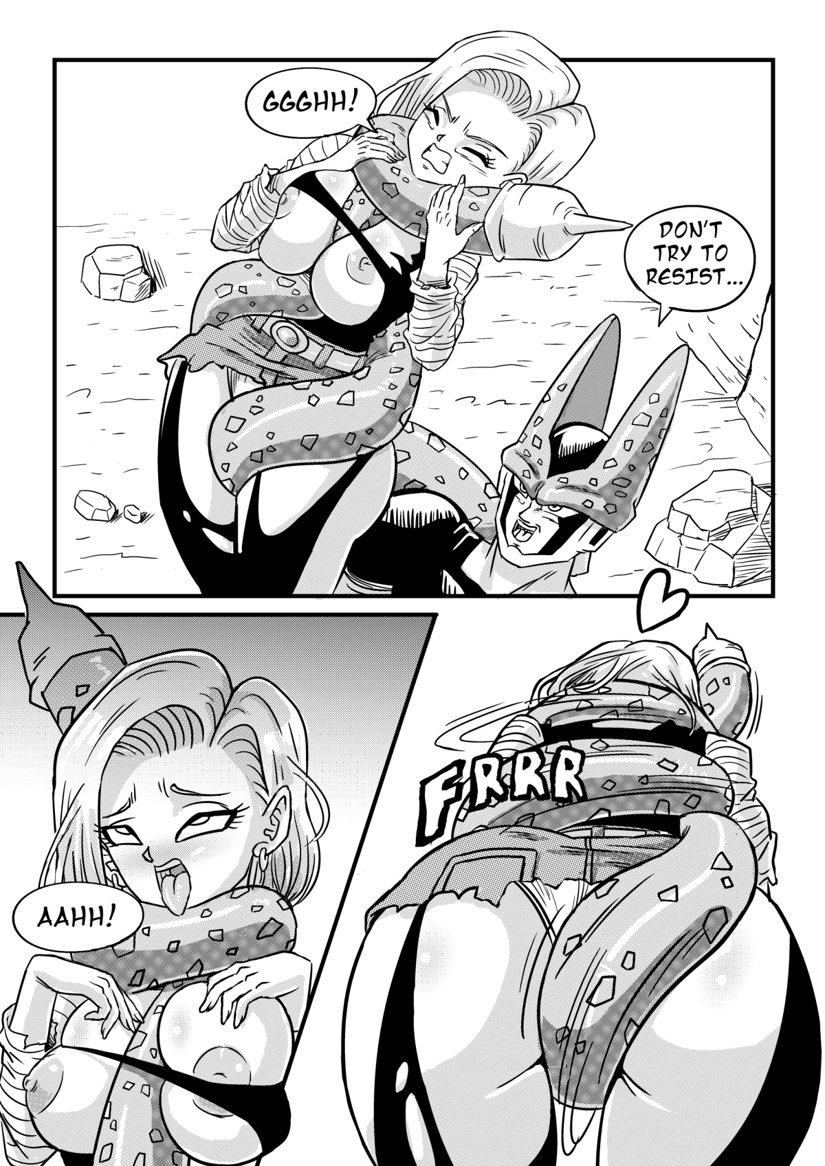 Android Fighterz porn comic picture 5