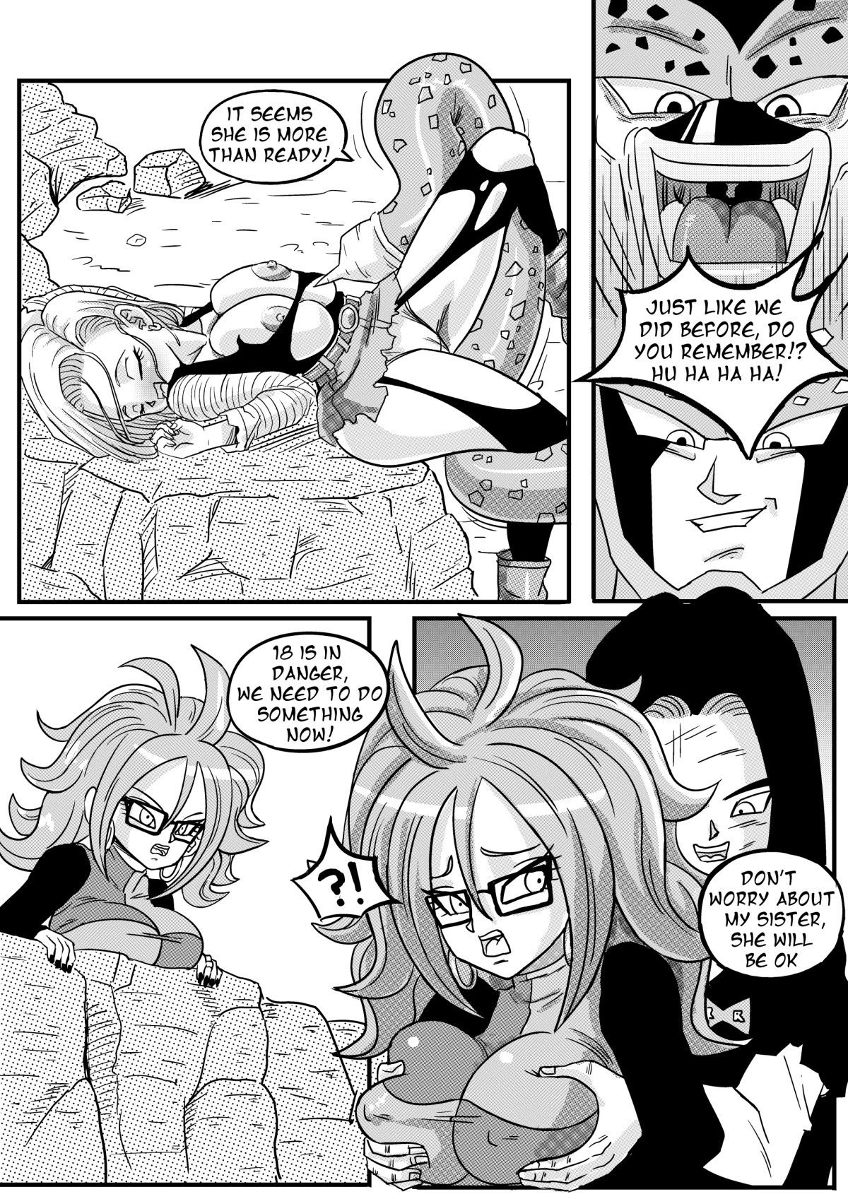 Android Fighterz porn comic picture 6