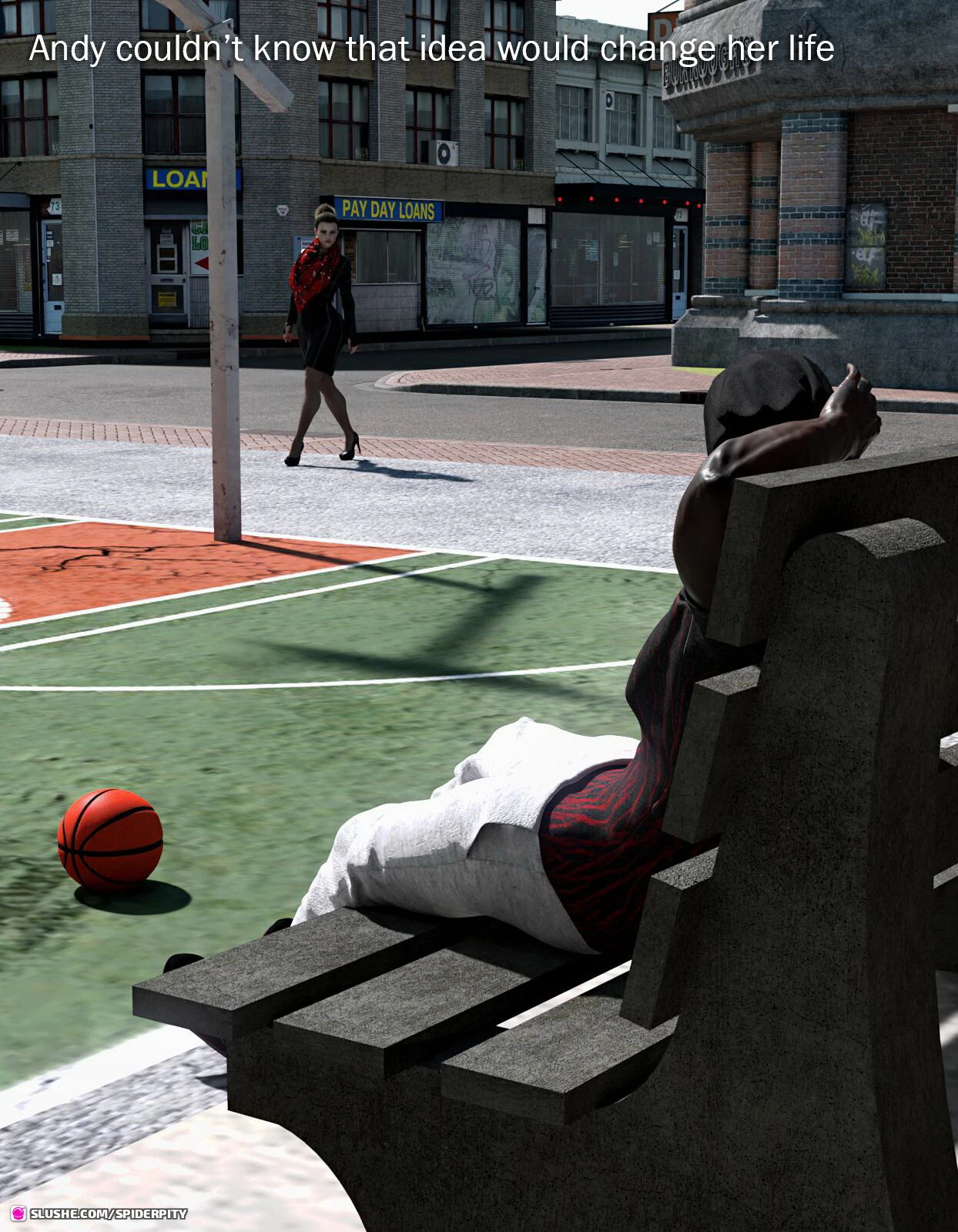 Andy in the hood porn comic picture 7