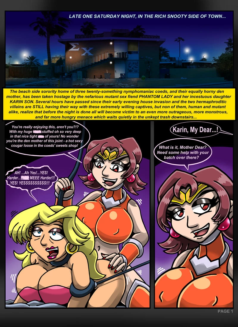 Angel Blade (Phantom Lady & Karin Son) porn comic picture 3