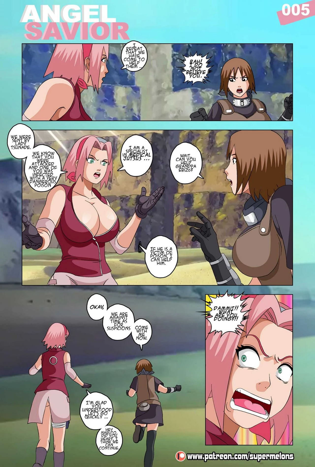 Angel Savior porn comic picture 7