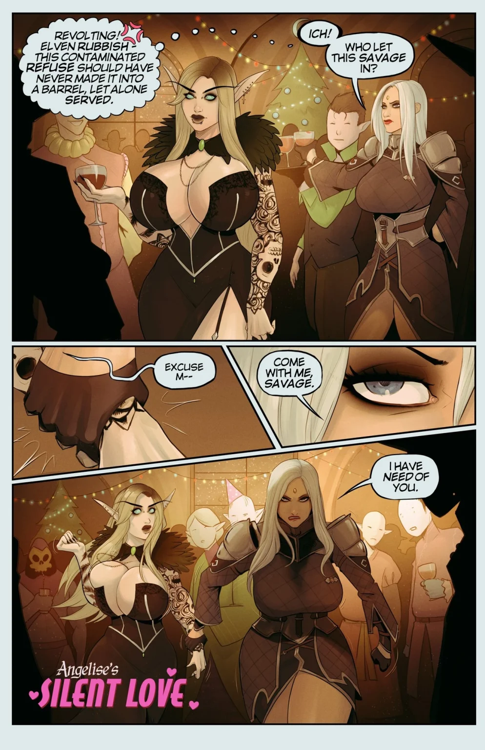 Angelise's Silent Love porn comic picture 1