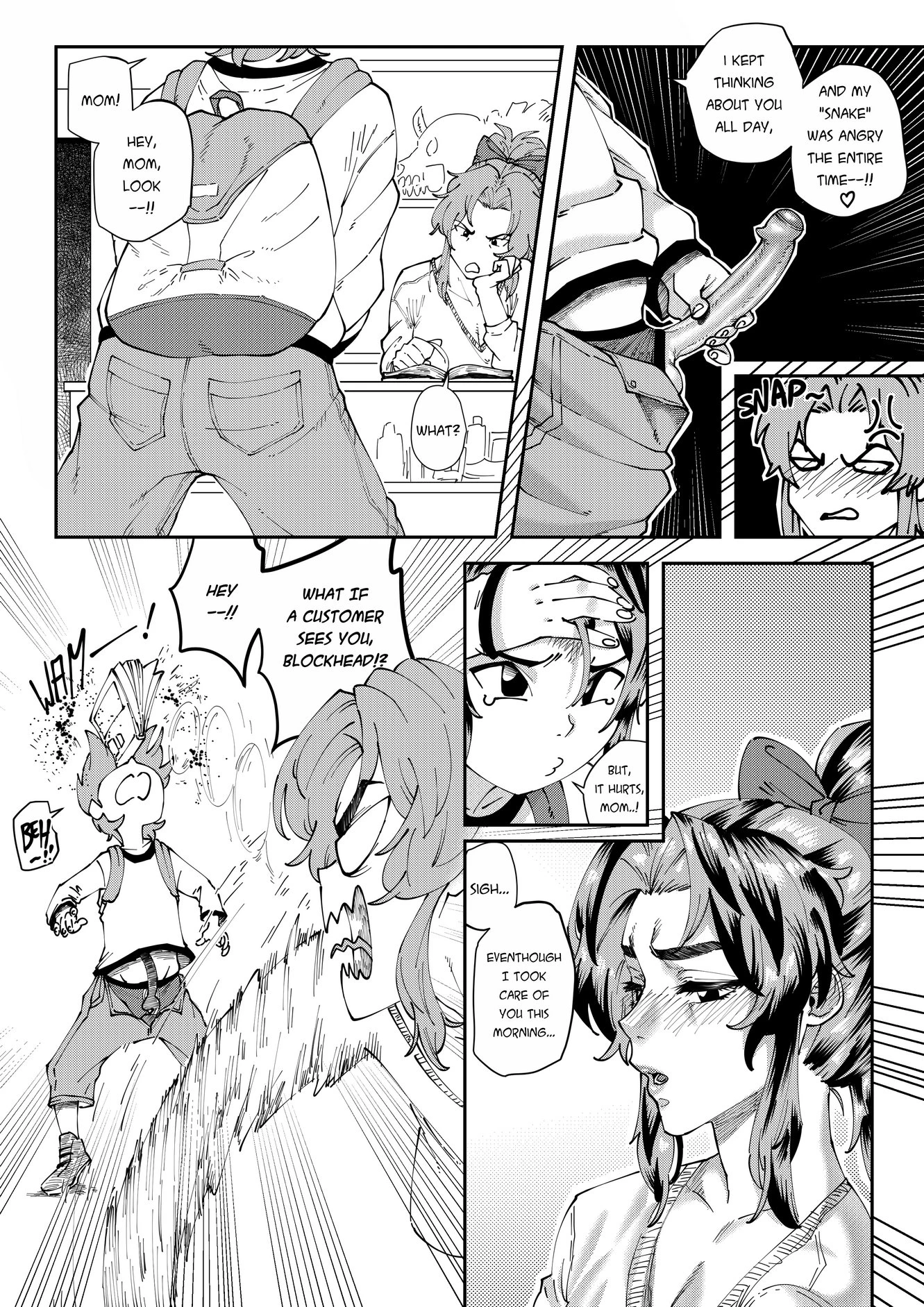 Angry Mama Takedown porn comic picture 11