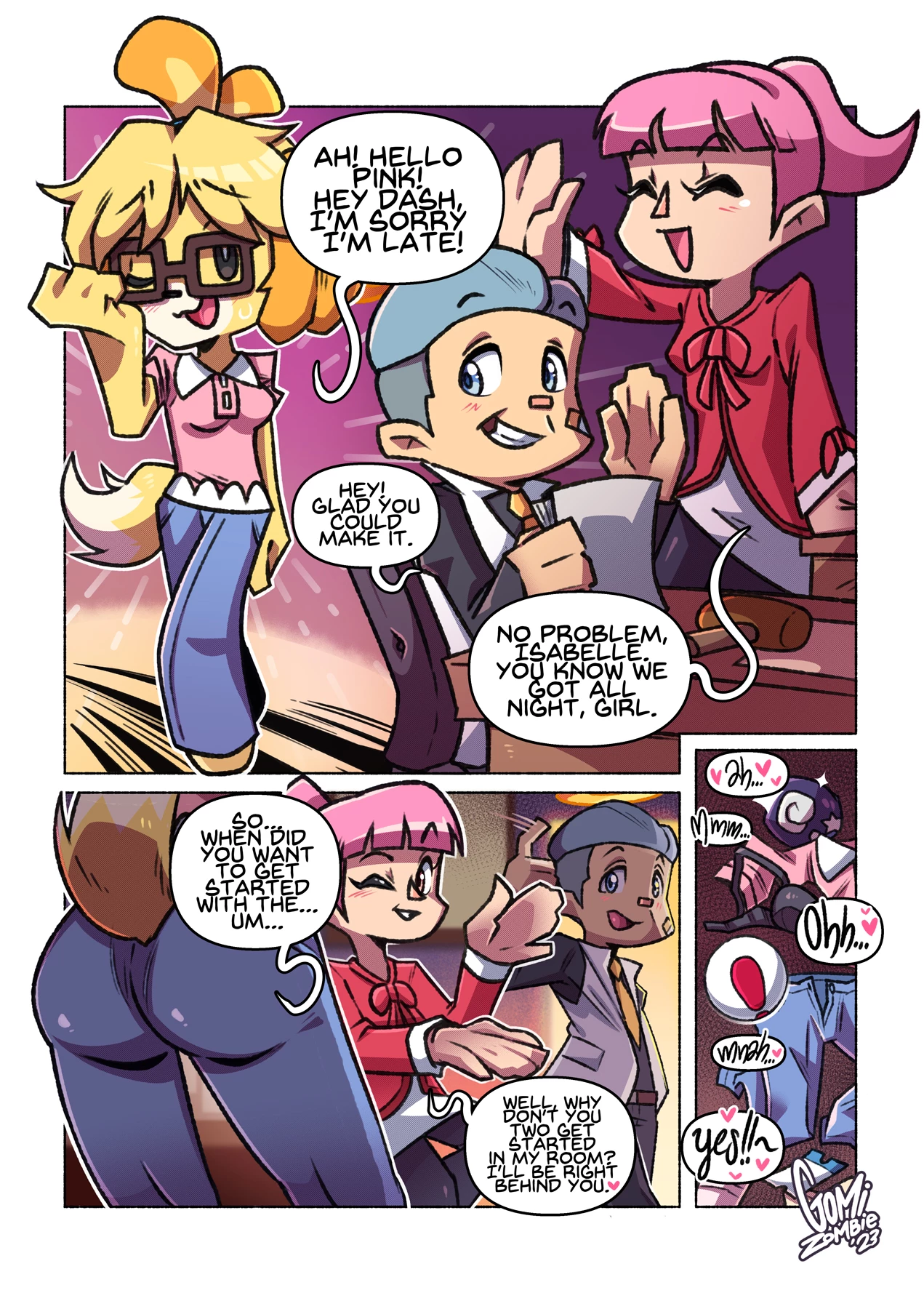 Animal Crossing porn comic picture 1