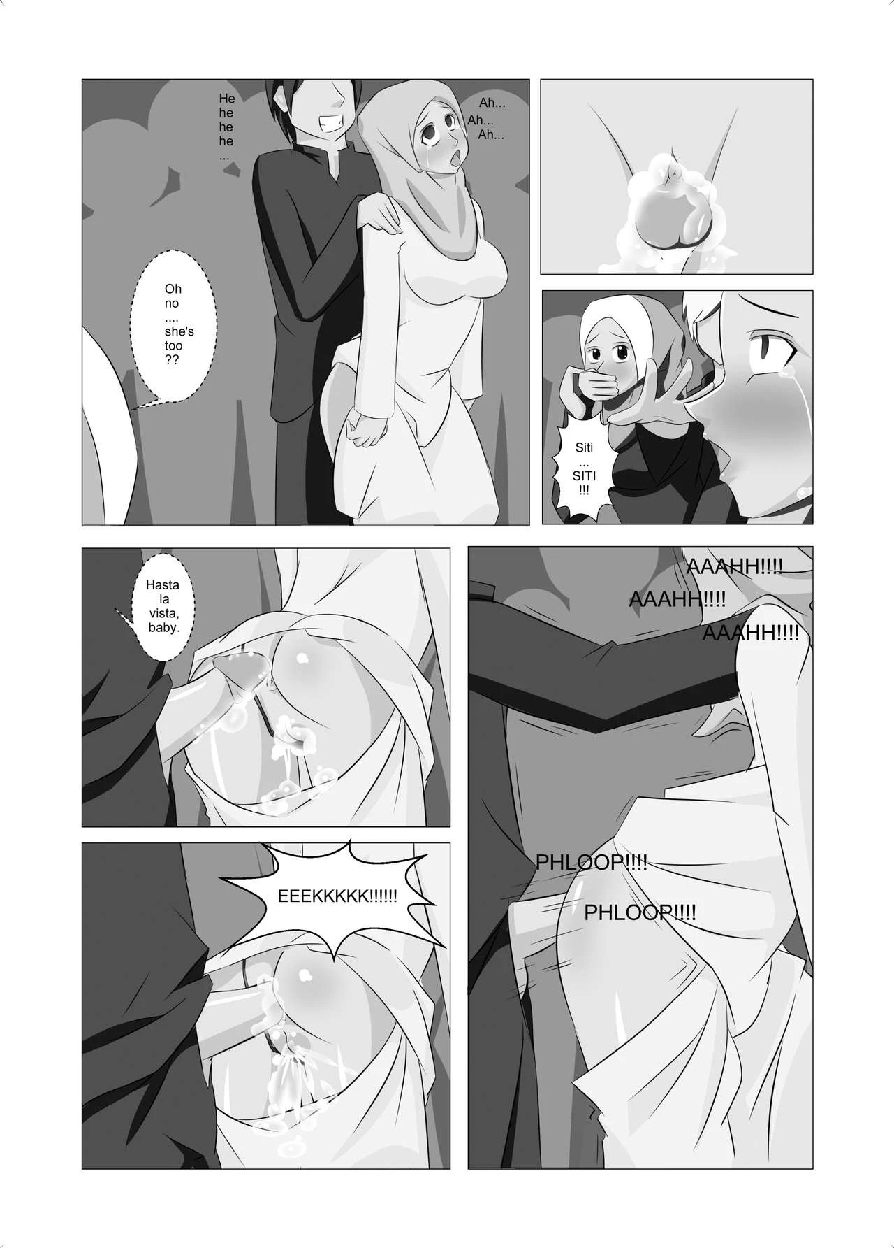 Anis & Siti porn comic picture 13