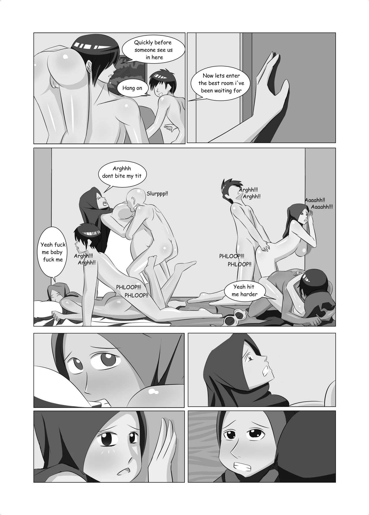 Anis & Siti porn comic picture 18