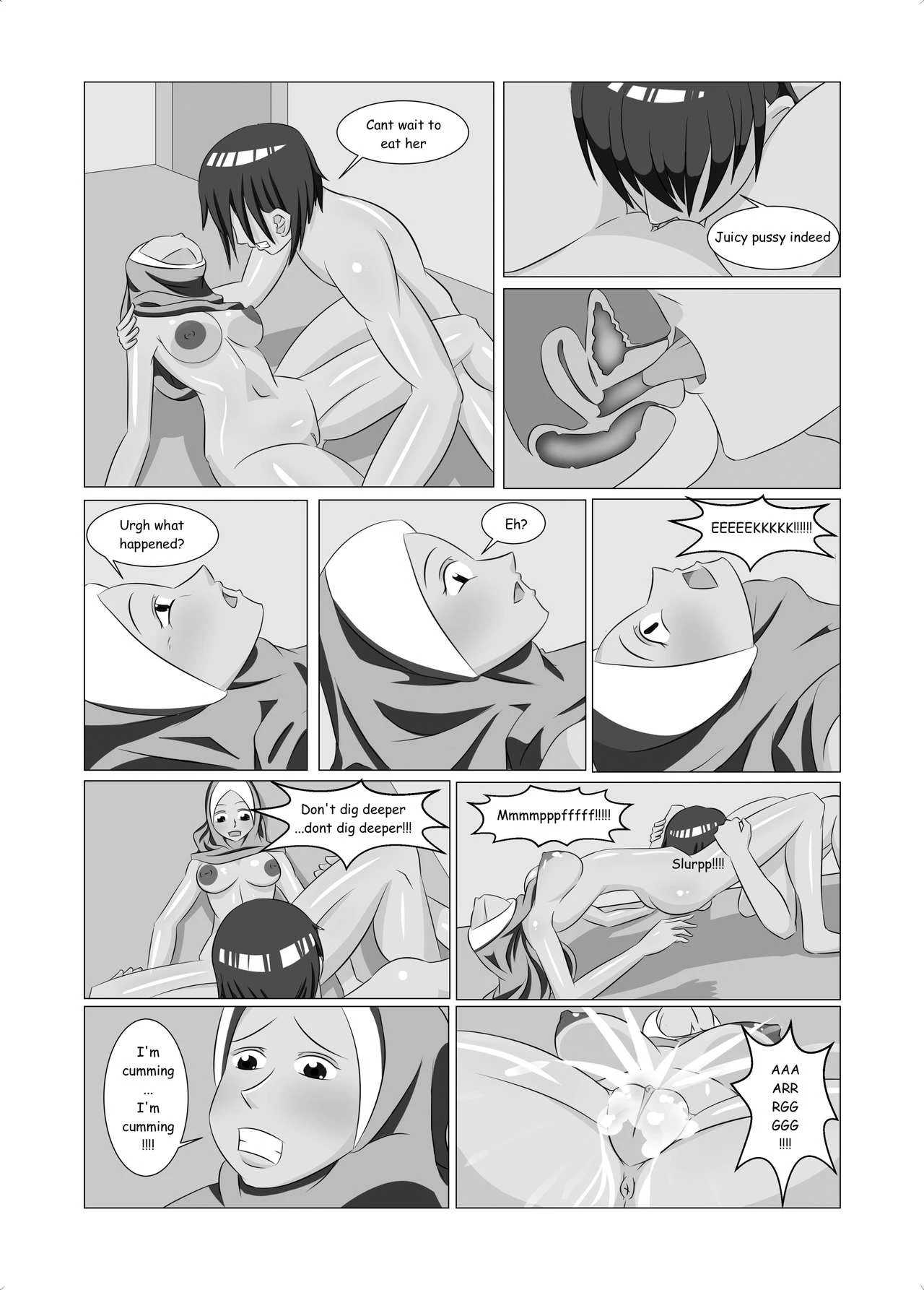 Anis & Siti porn comic picture 19