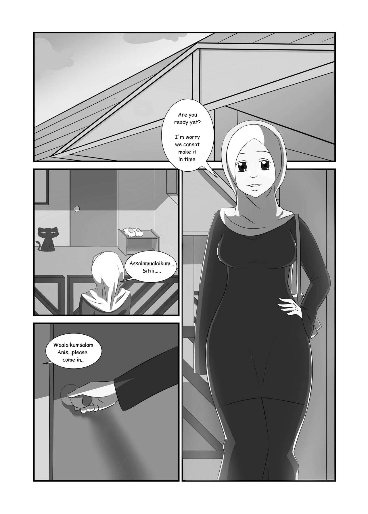 Anis & Siti porn comic picture 2