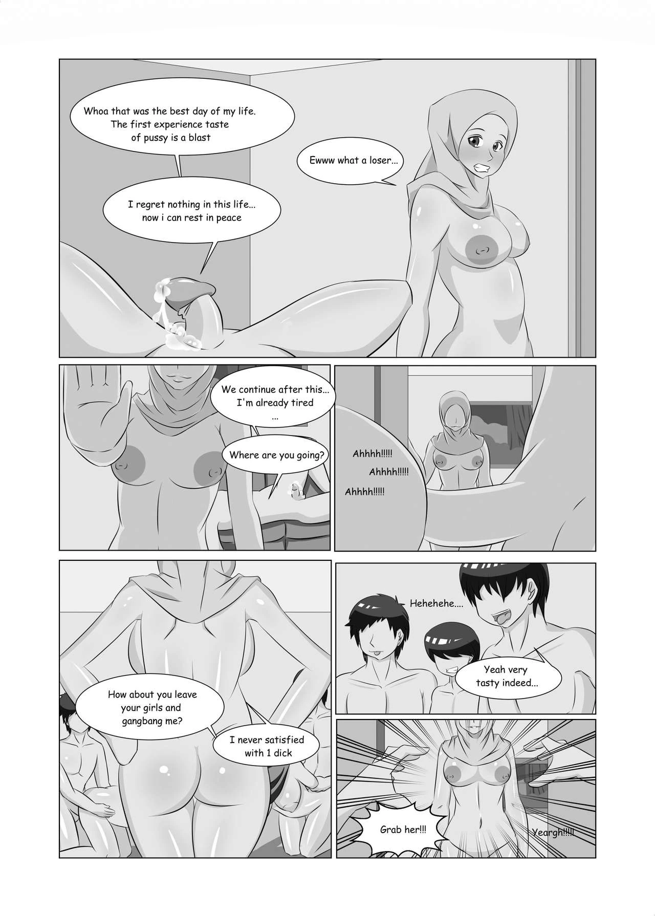 Anis & Siti porn comic picture 22