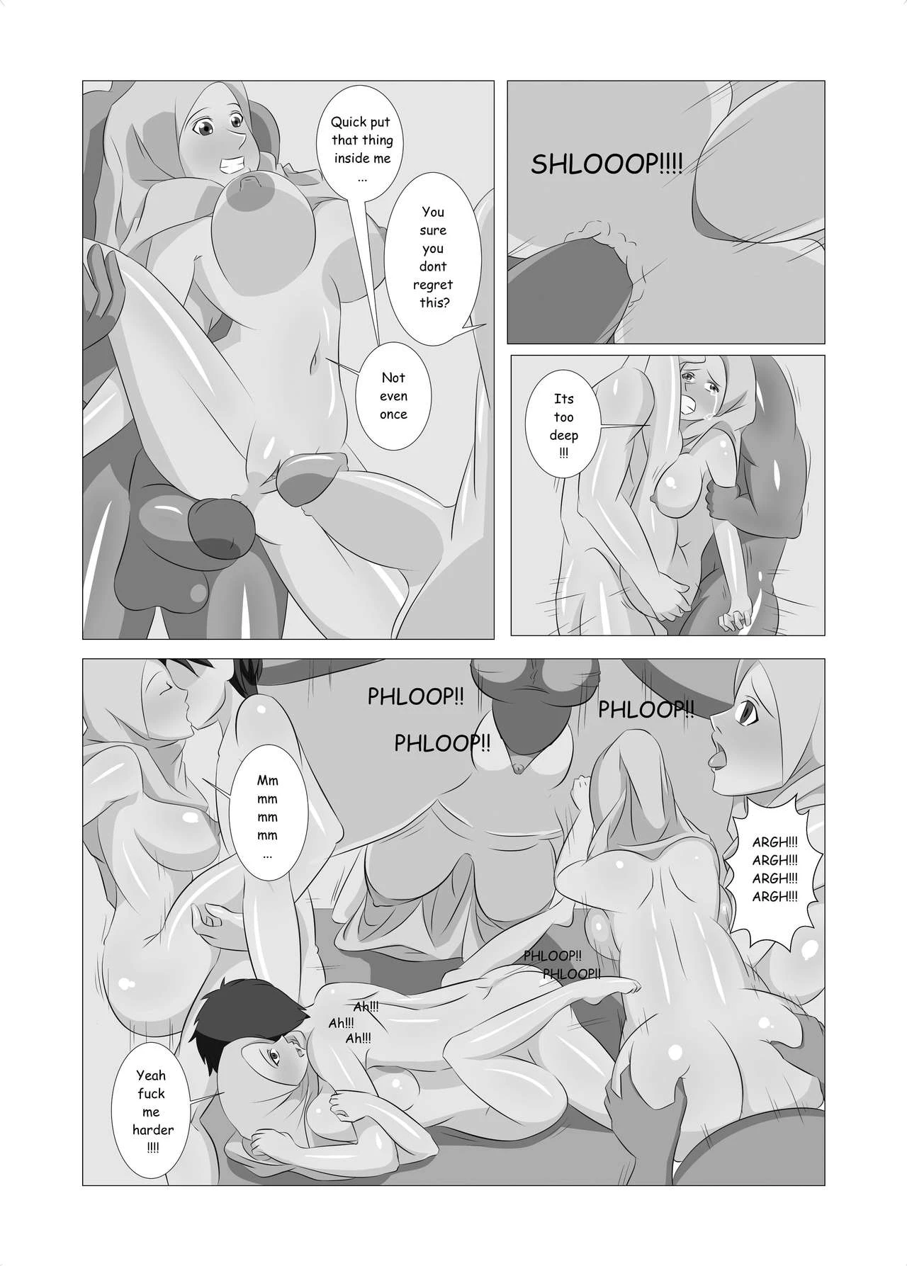 Anis & Siti porn comic picture 23