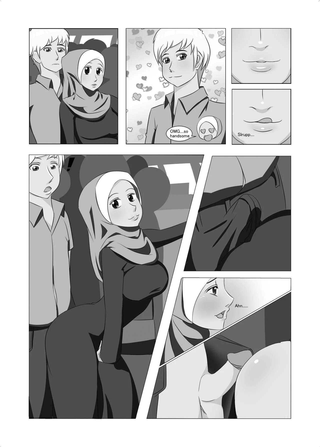 Anis & Siti porn comic picture 5