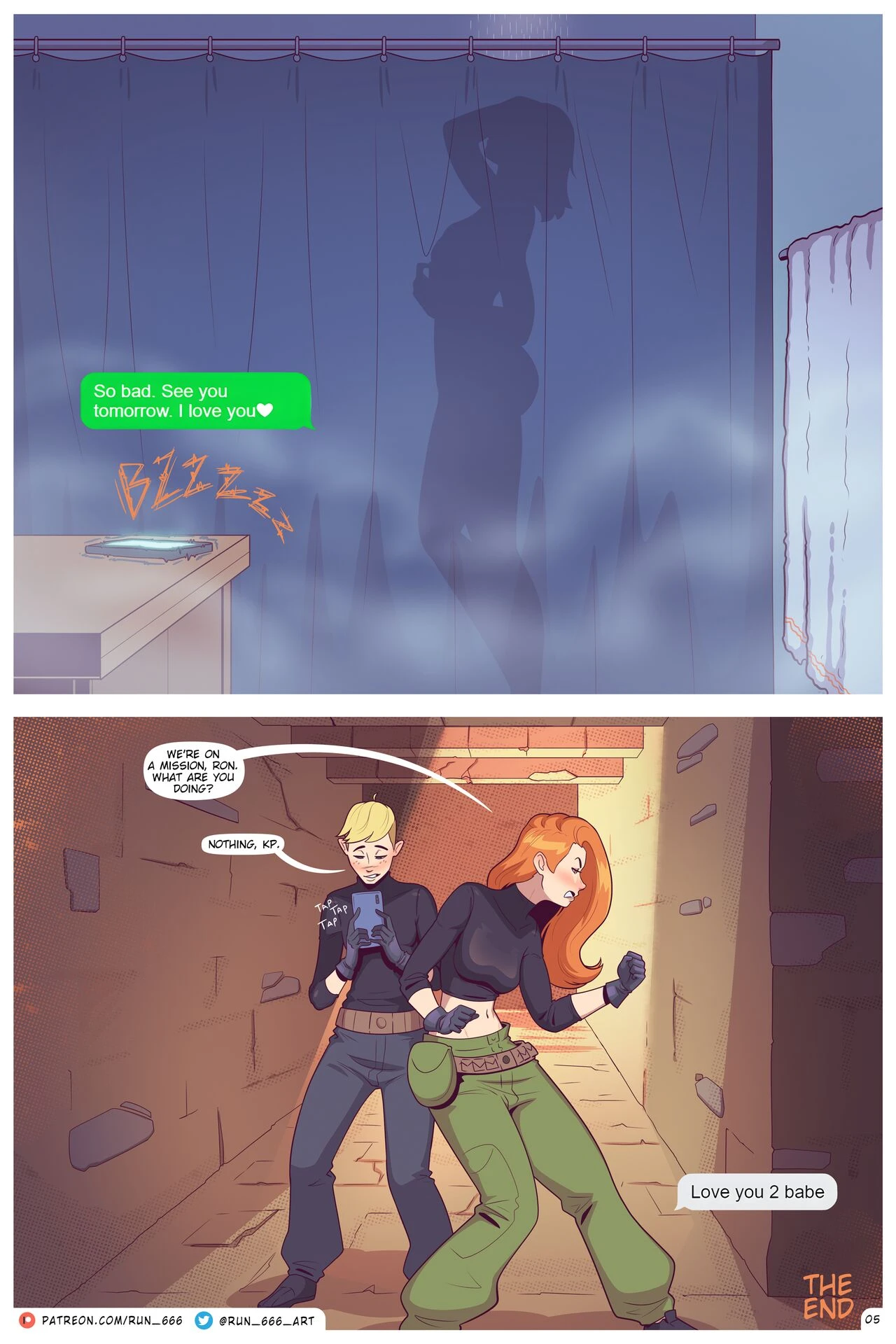 Ann Possible - Sexting porn comic picture 6