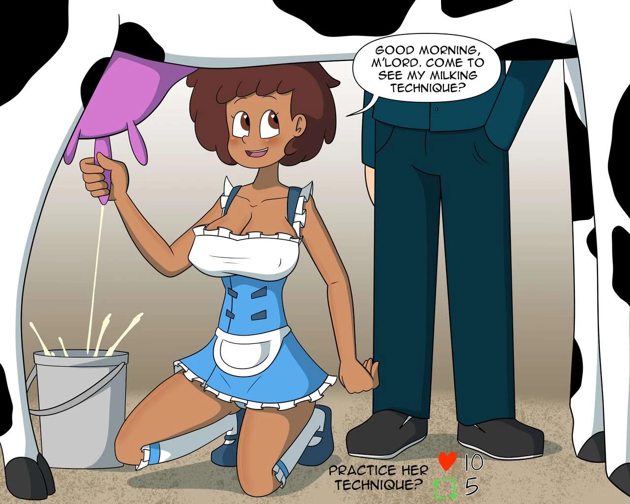 Anne the Milk Maid game porn comic picture 1