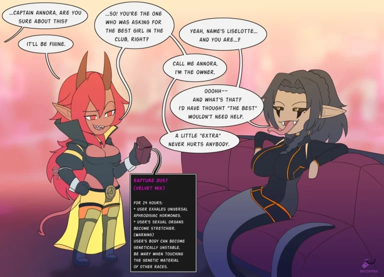 Annora and Liselotte porn comic picture 1