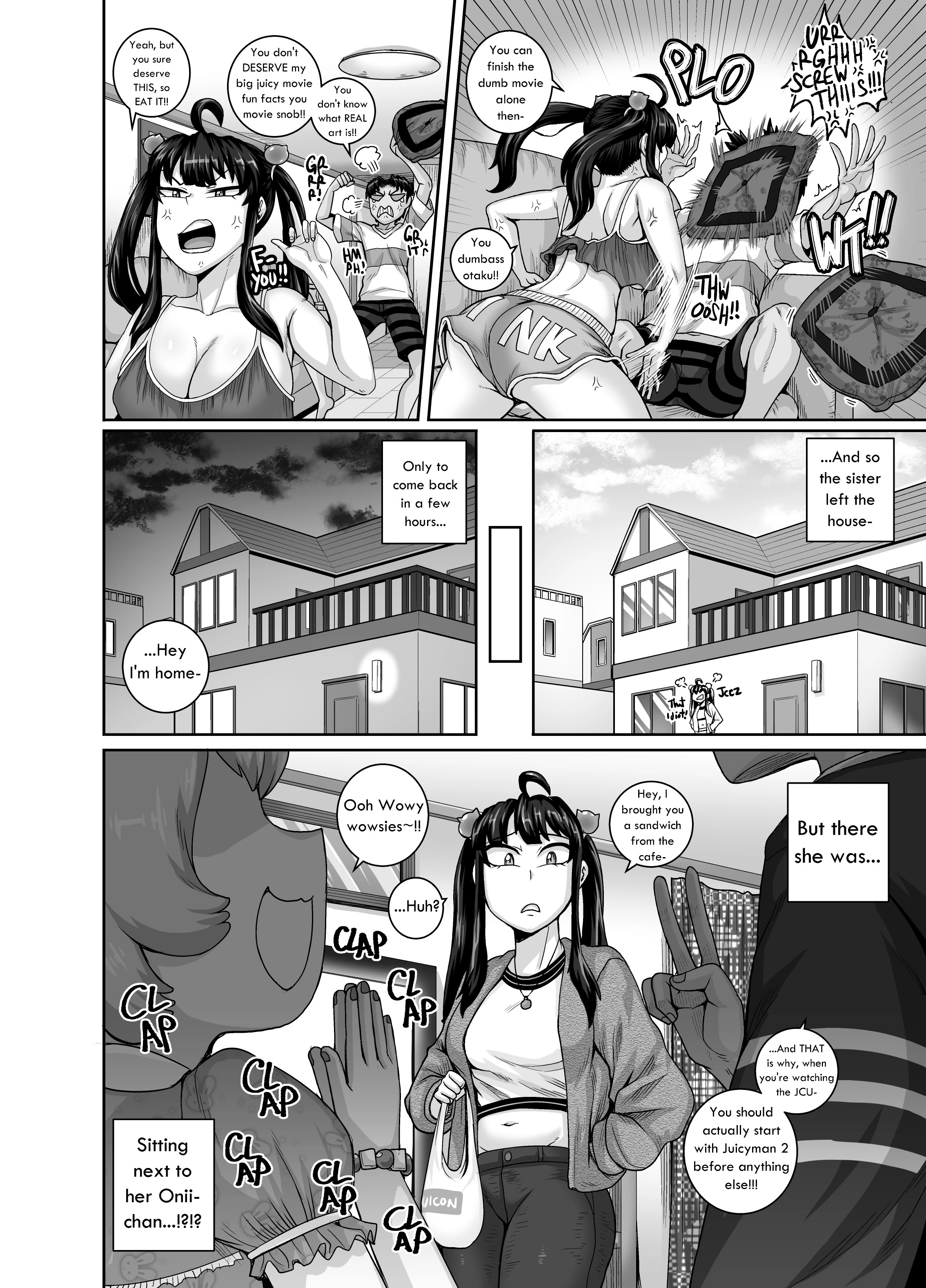 Annoying (Step) Sister Needs to be Scolded: Three! Part 1 porn comic picture 14