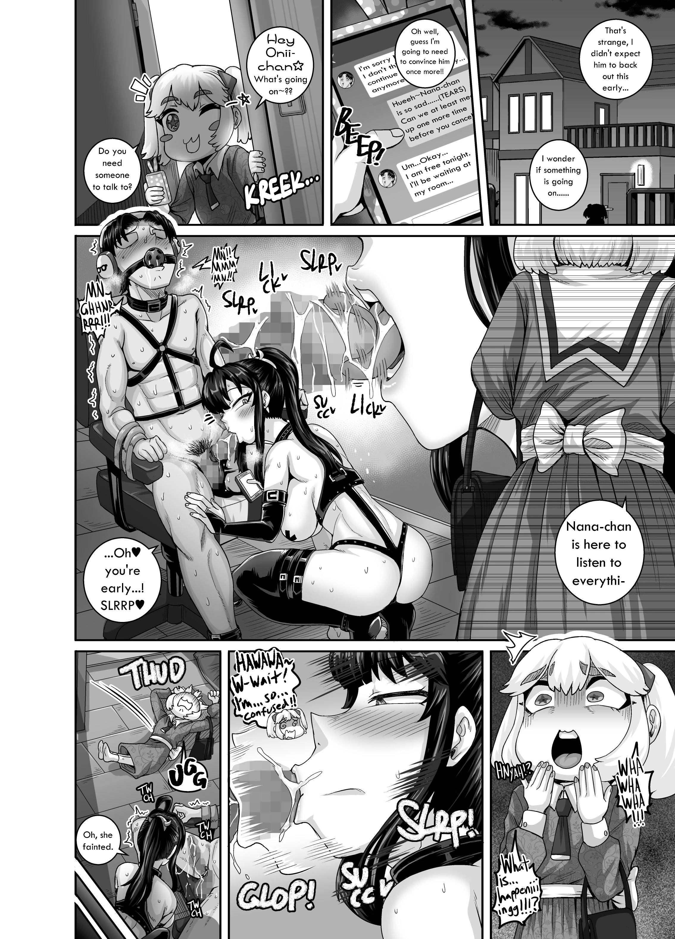 Annoying (Step) Sister Needs to be Scolded: Three! Part 1 porn comic picture 18