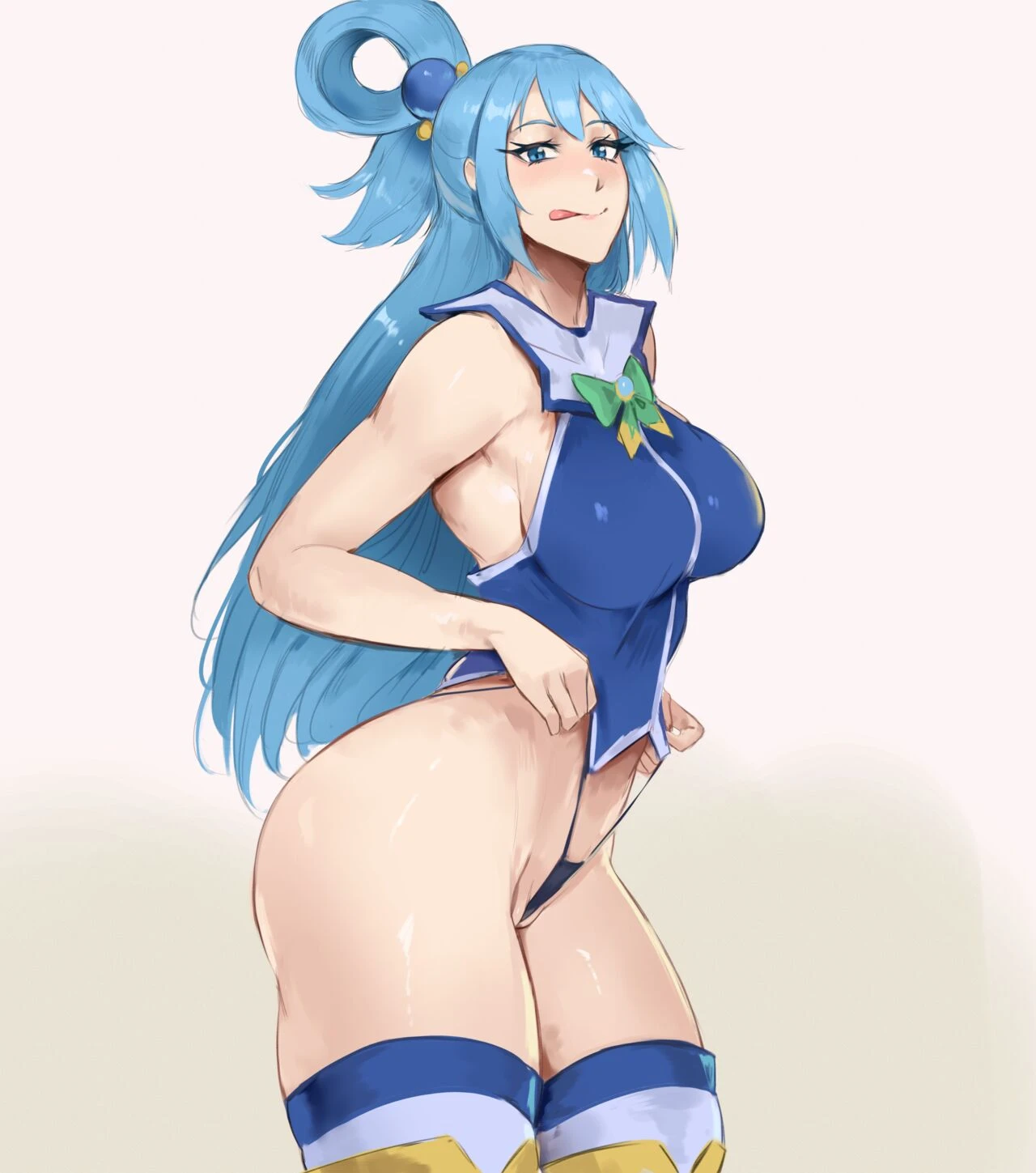 Aqua and Kazuma porn comic picture 10