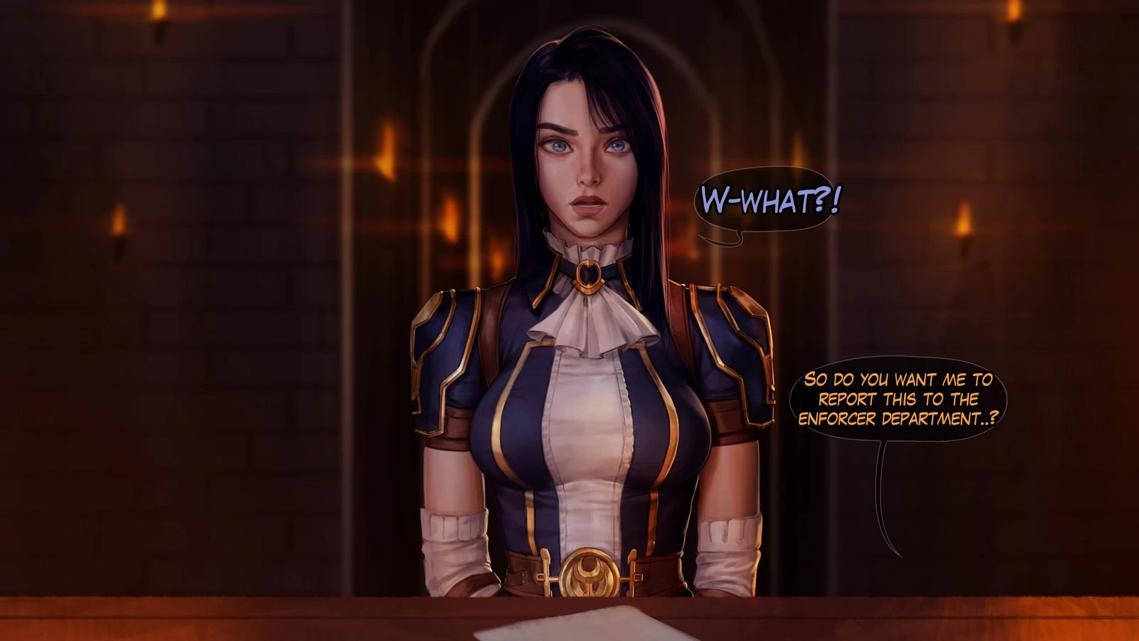 Arcane - The enforcer porn comic picture 15