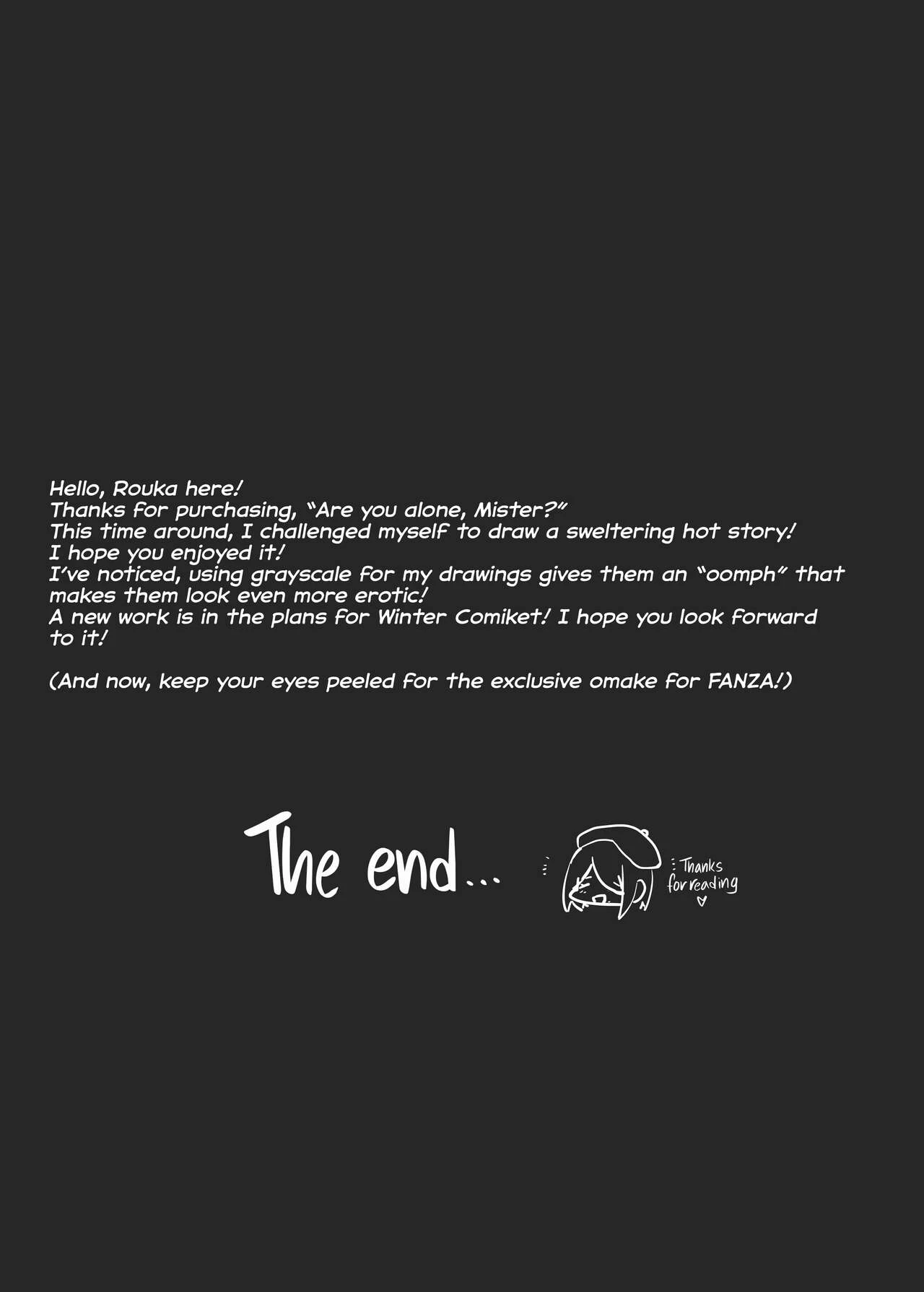 Are You Alone, Mister? porn comic picture 40