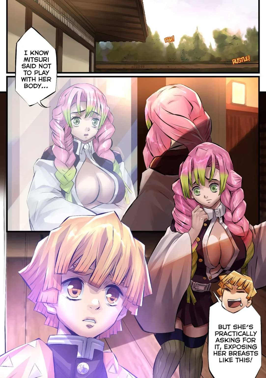 ArtofLariz: Mitsuri Swapped!? porn comic picture 1