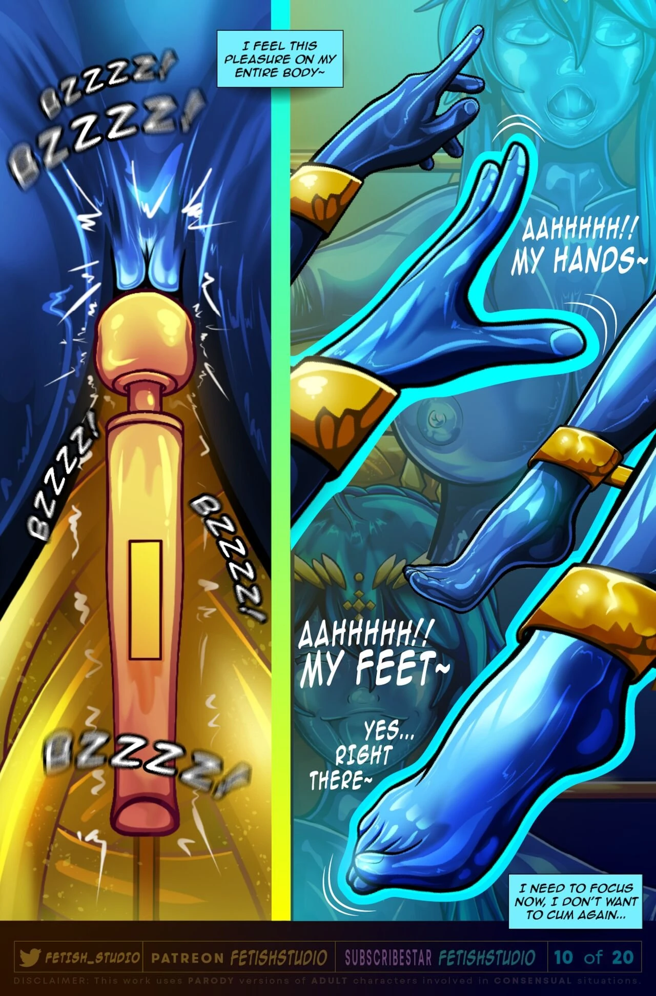 Artoria LANCER Pendragon | LATEX + GOLD Encasement porn comic picture 11