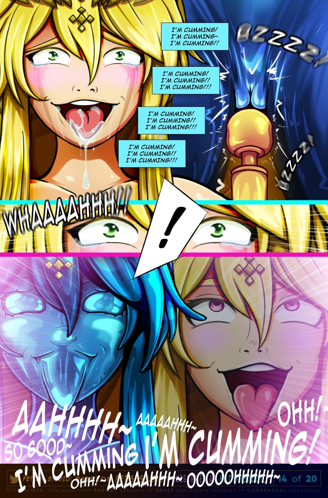Artoria LANCER Pendragon | LATEX + GOLD Encasement porn comic picture 15