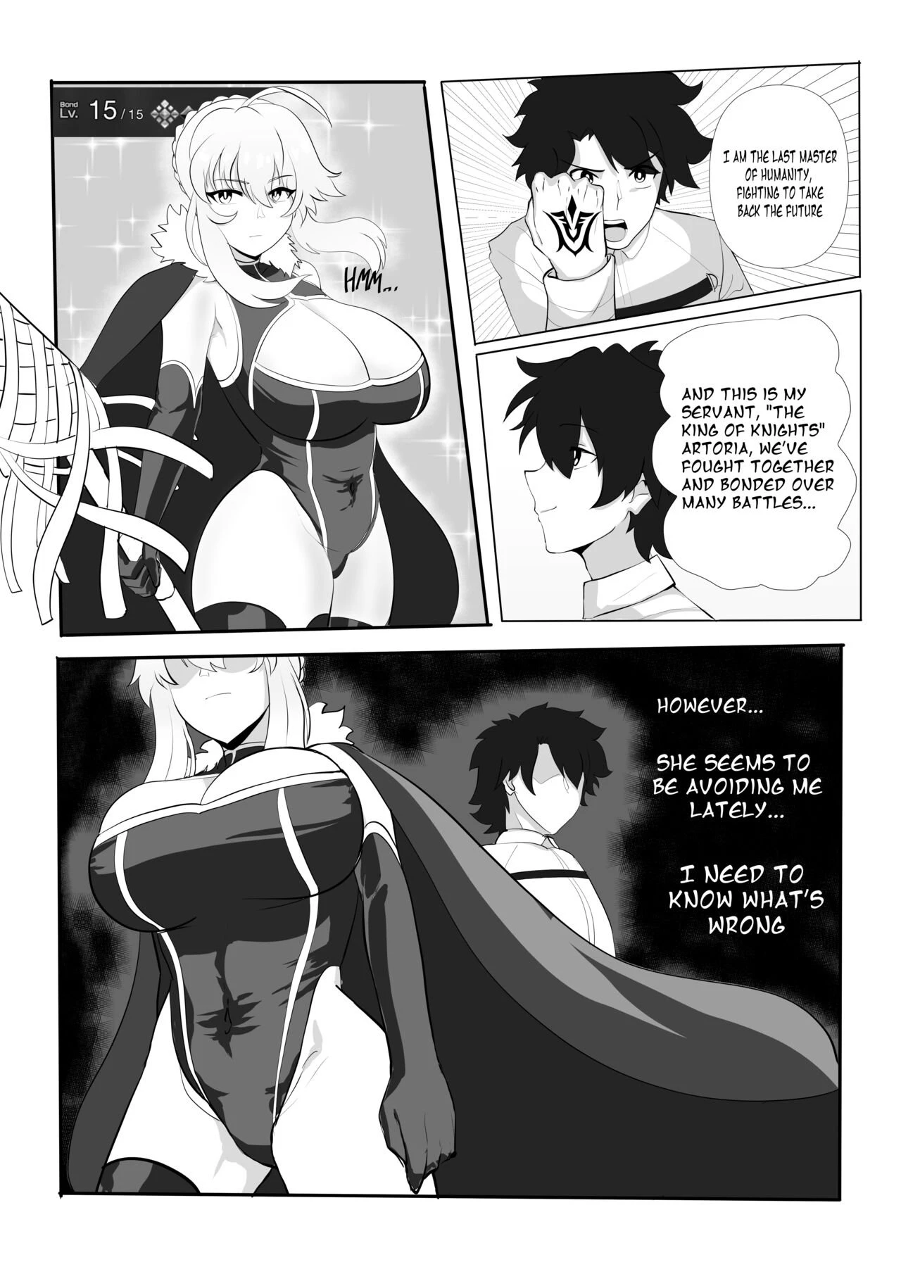 Artoria Loves Master porn comic picture 3