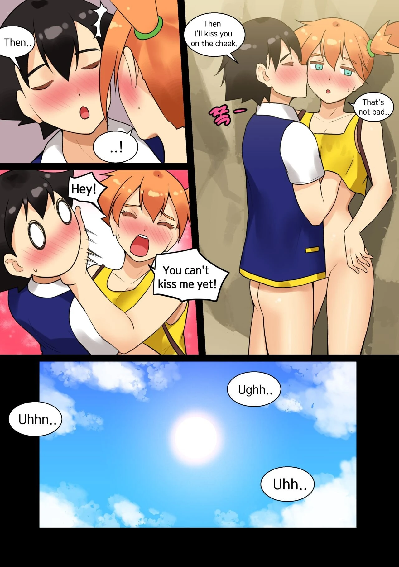 Ash x Misty (Trip with Pikachu) porn comic picture 54