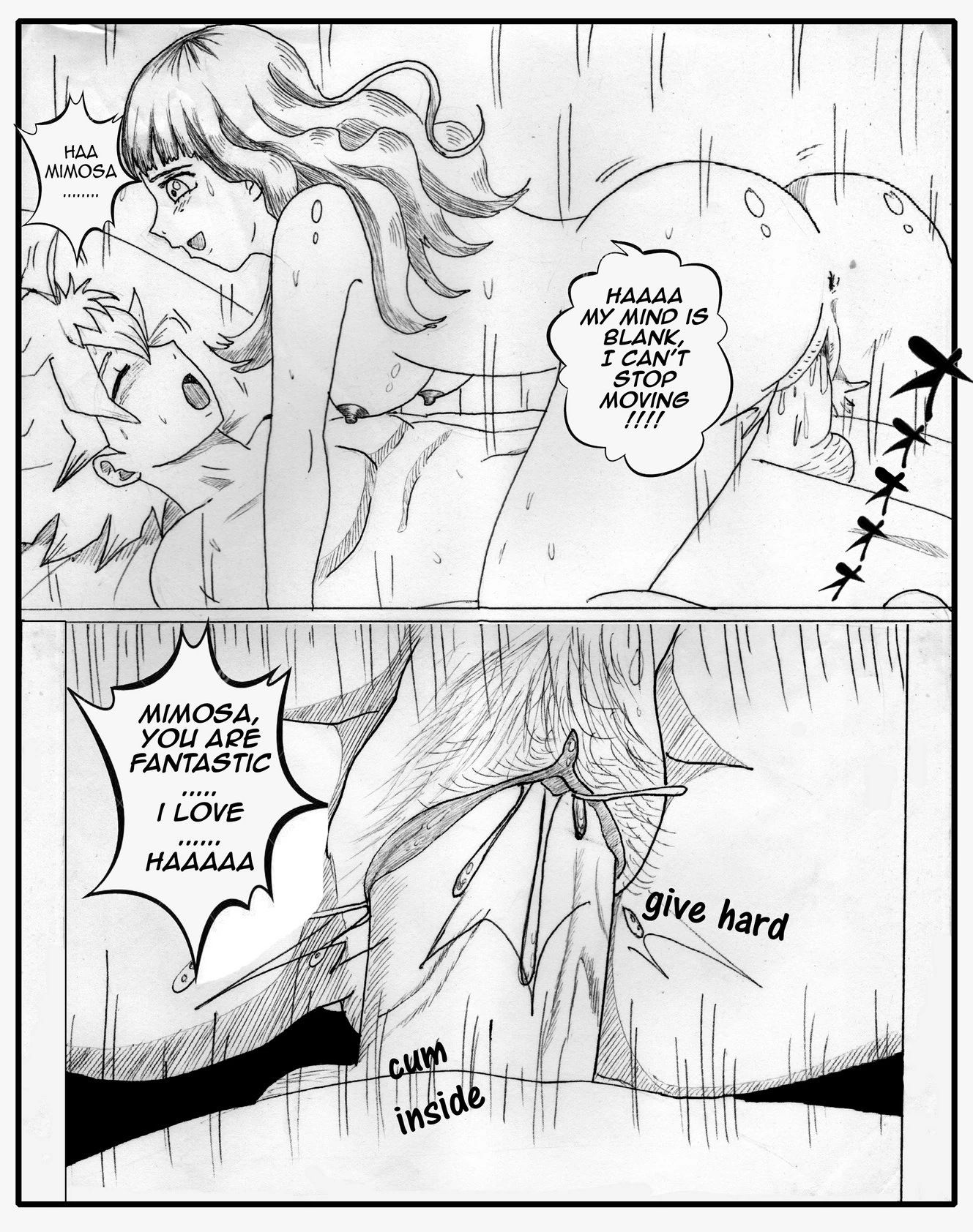 Asta X Mimosa porn comic picture 18