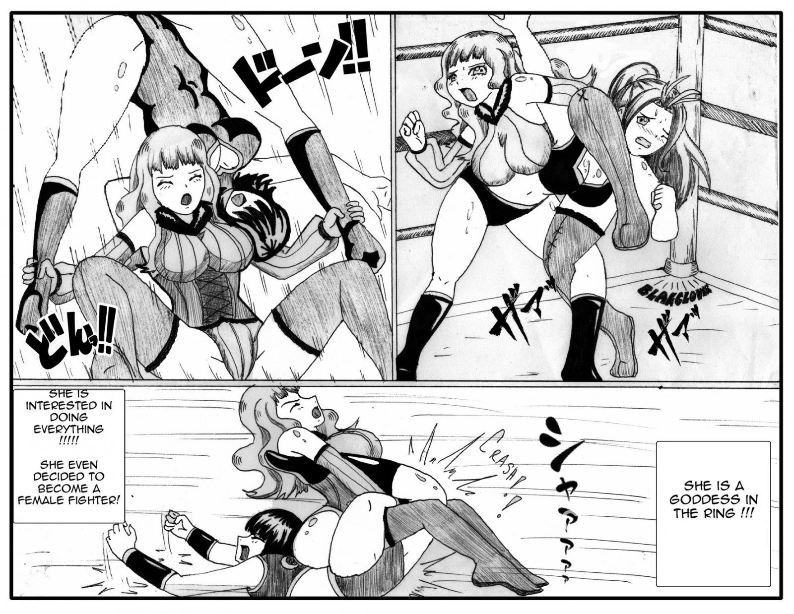 Asta X Mimosa porn comic picture 4