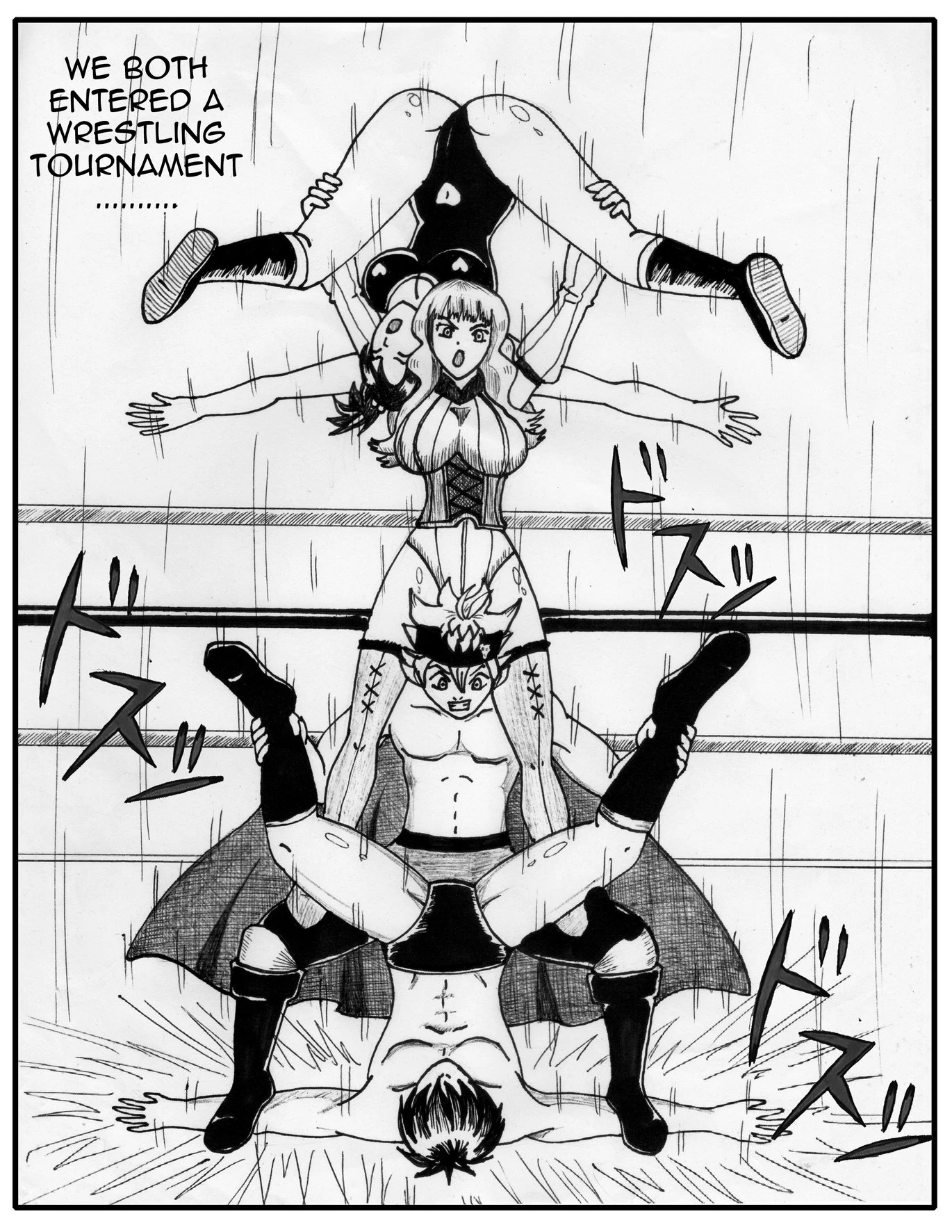 Asta X Mimosa porn comic picture 6