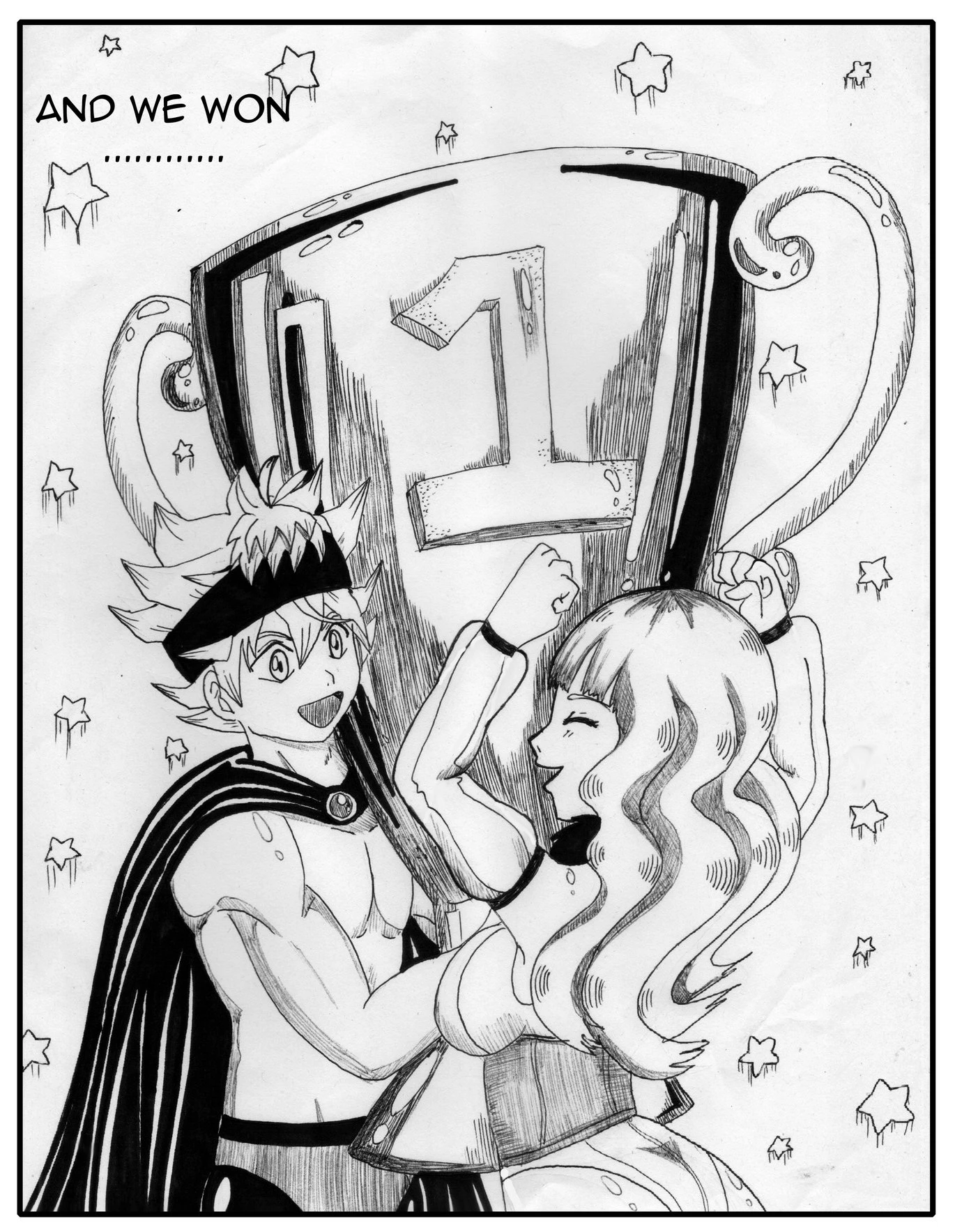Asta X Mimosa porn comic picture 7