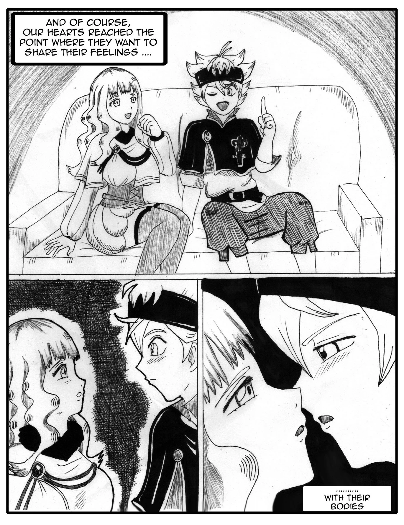 Asta X Mimosa porn comic picture 8