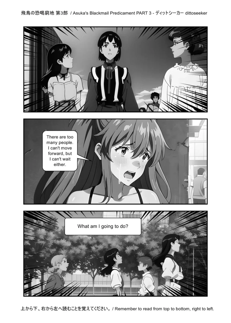 Asuka's Blackmail Predicament 3 porn comic picture 9