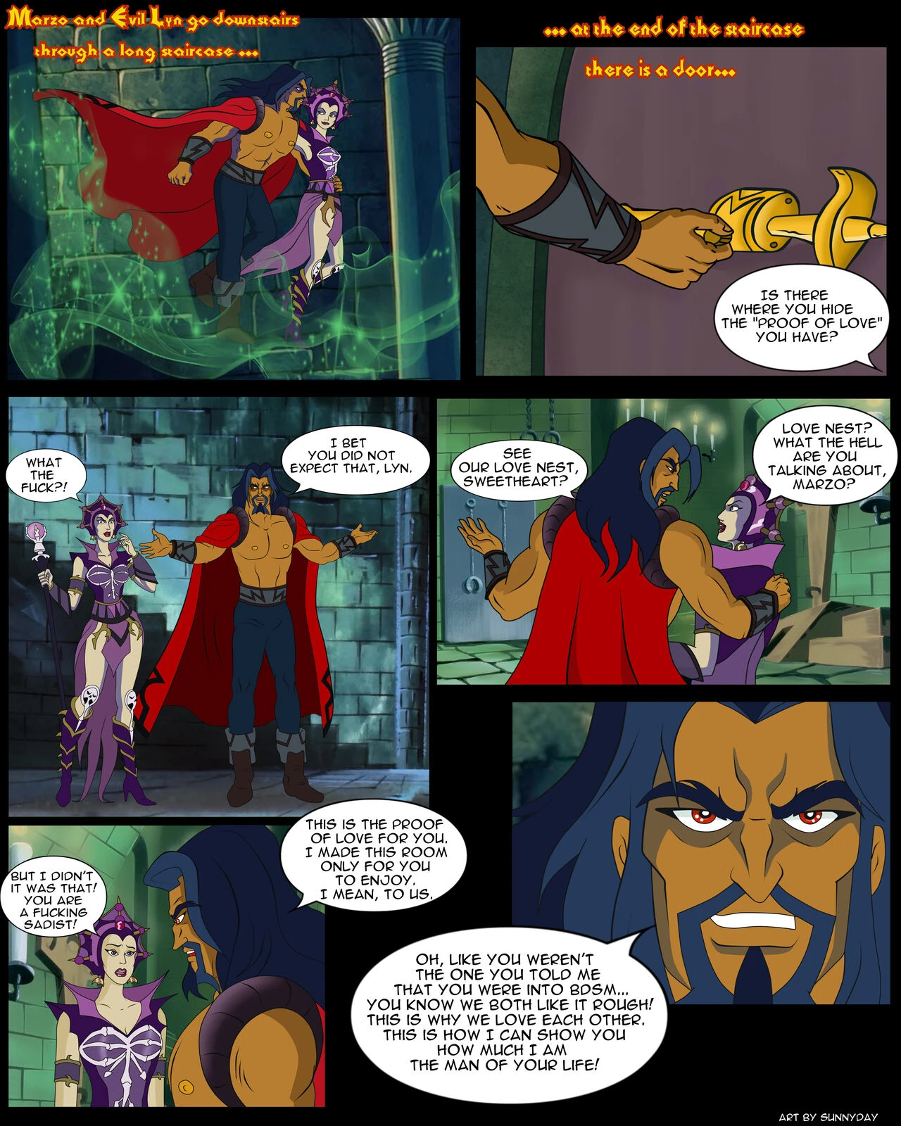 At The Count's Hands porn comic picture 8