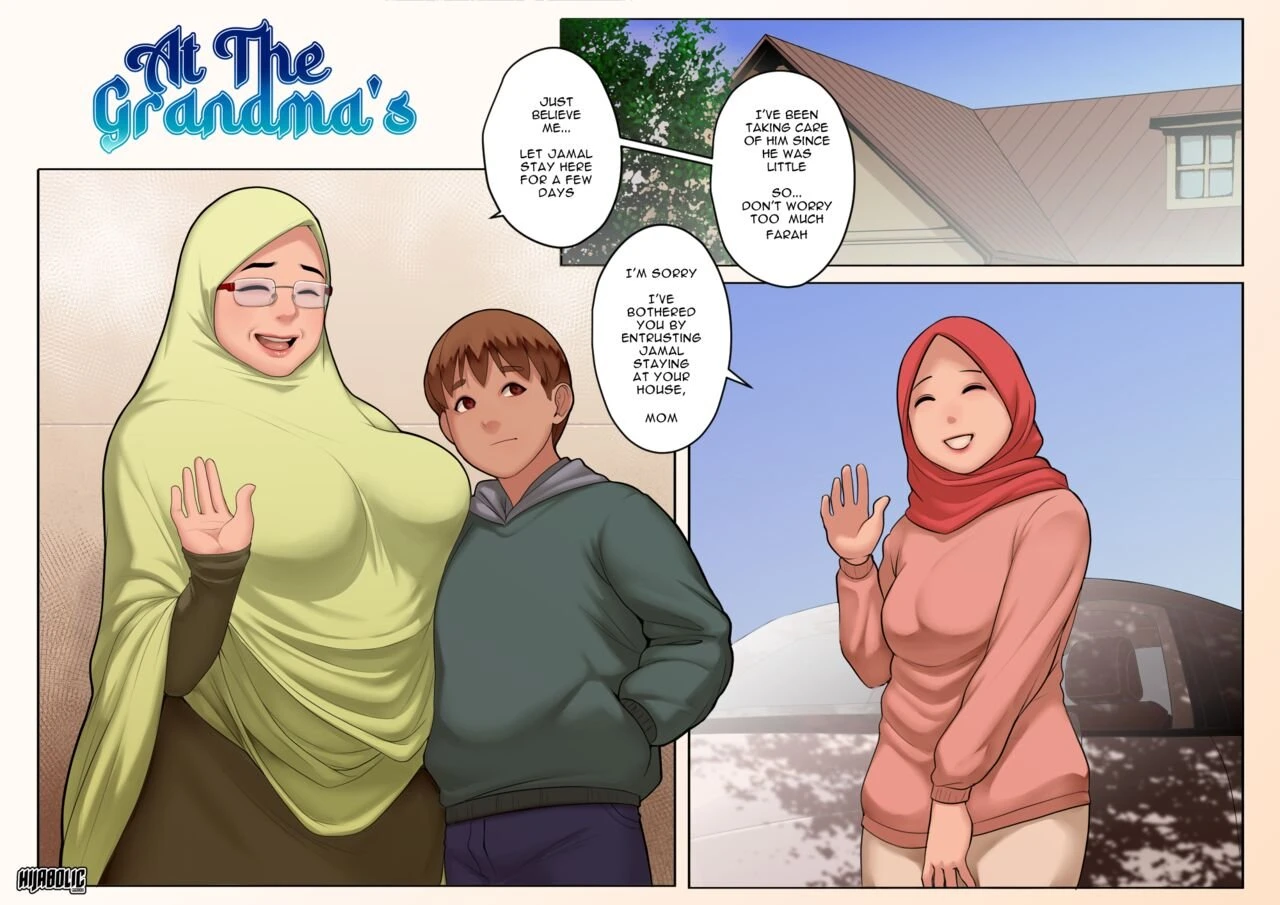 At the Grandma's porn comic picture 3